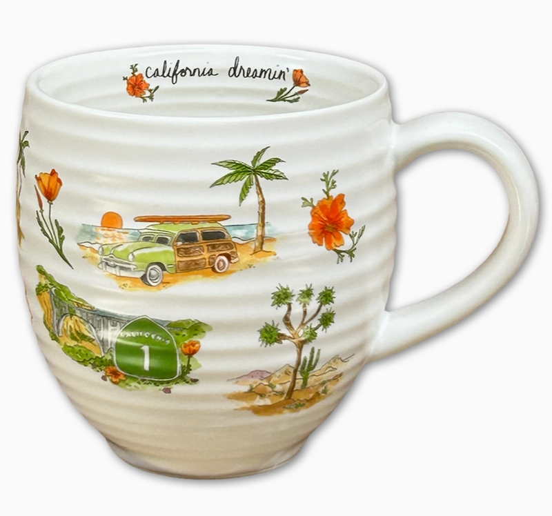 Round Textured Mug