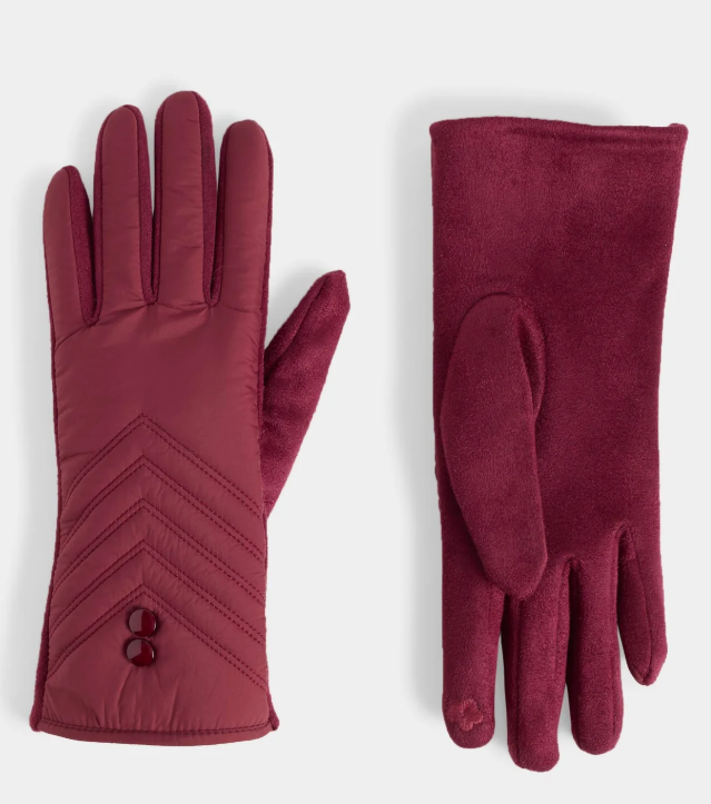 Double Button Touchscreen Gloves