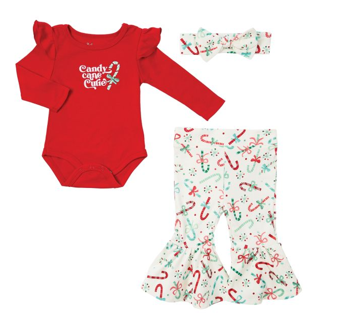 Christmas Cutie Baby Clothing Set of 3