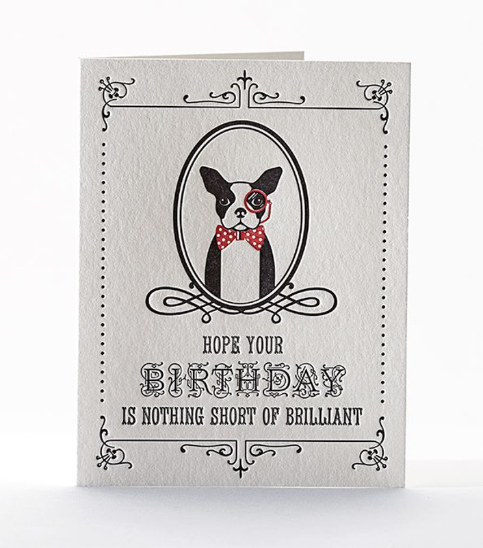 Birthday Card-Terrier