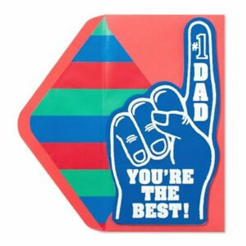 Father's Day Card-Foam Finger