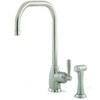 Perrin & Rowe Mimas - U Spout 4848 (with Rinse) Kitchen Tap - Chrome
