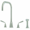 Perrin & Rowe Titan - U Spout 4878 (with Rinse) Kitchen Tap - Chrome