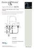 Perrin & Rowe Titan - U Spout 4878 (with Rinse) Kitchen Tap - Chrome