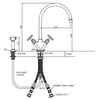 Perrin & Rowe Minoan 4365 (with Rinse) Kitchen Tap