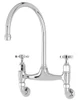 Perrin & Rowe Ionian 4182 Wall Mounted Kitchen Tap - Chrome