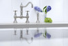 Perrin & Rowe Provence 4755 (Crosshead Handles and Handrinse) Kitchen Tap - Chrome