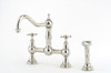 Perrin & Rowe Provence 4755 (Crosshead Handles and Handrinse) Kitchen Tap - Chrome