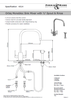 Perrin & Rowe Orbiq 4314 (With Handrinse) Kitchen Tap - Chrome