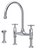 Perrin & Rowe Ionian 4172 (With Rinse) Kitchen Tap - Chrome