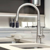 Gessi JUST Monobloc Kitchen Sink Mixer with Pull-Out Rinse