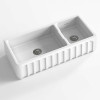 Chambord Louis III White Ceramic Kitchen Sink