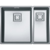 Franke Centinox Undermount 1.5 Bowls Complete with template and waste Stainless Steel 122.0360.020