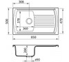 Thomas Denby Sonnet (Single) Reversible Sink