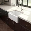 Chambord Philippe I White Ceramic Kitchen Sink