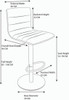 Aldo Bar Stool White