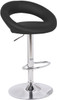 Sorrento Leather Bar Stool Black