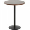 Fiero Poseur Table Round - Walnut Ash