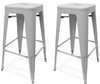 Set of 2 Oslo Bar Stools White