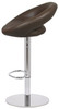 Deluxe Sorrento Leather Bar Stool Brown