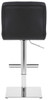 Deluxe Allegro Leather Bar Stool Black