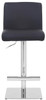 Deluxe Snella Leather Bar Stool Black