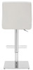 Deluxe Snella Leather Bar Stool White
