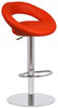 Deluxe Sorrento Leather Bar Stool Red