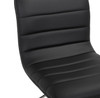 Deluxe Aldo Brushed Bar Stool Black