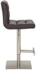 Deluxe Allegro Brushed Bar Stool Brown