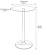 Sorrento Kitchen Fixed Height Curved Bar Stool and Como Table Package