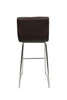 Aldo Fixed Height Curved Bar Stools Brown