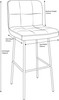 Allegro Fixed Height Bar Stools Brown