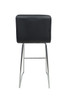 Luscious Fixed Height Curved Bar Stools Black