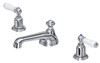 Perrin & Rowe 3705 Three Hole Basin Tap Set, Lever Handles - Chrome