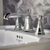 Perrin & Rowe 3142 Three Hole Basin Mixer Tap, Crosstop Handles - Chrome
