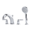 Perrin & Rowe 3845 Four Hole Shower Mixer Tap, Lever Handles