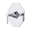 Perrin & Rowe 5157 Concealed Thermostatic Shower Valve without Flow Control, Lever Handles - Chrome