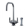 Perrin and Rowe Mimas 1545 Filter Tap With Pull-Out Spray Rinse - Chrome
