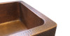 Eclectica Mayenne Single Bowl Copper Kitchen Sink