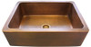 Eclectica Mayenne Single Bowl Copper Kitchen Sink
