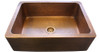 Eclectica Mayenne Single Bowl Copper Kitchen Sink