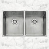 Caple MODE3434 Stainless Steel Double Bowl Kitchen Sink