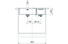 Franke Box Center BWX 220 54-27 1.5B Inset Sink - Brushed Steel