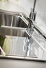 Abode Ixis One and a Half Bowl & Drainer Large Sink in Stainless Steel Sink
