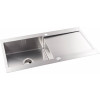 Abode Verve 1.0 Bowl & Drainer Stainless Steel Inset Sink