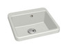 Abode Matrix GR10 Single Bowl in White Granite Sink
