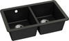 Abode Matrix SQ GR15 2.0 Bowl Undermount in Black Metallic Sink