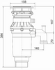 Franke Waste Disposal Turbo Elite Slimline TE-75S