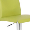 Eccellente Signature Real Leather Bar Stool Lime Green